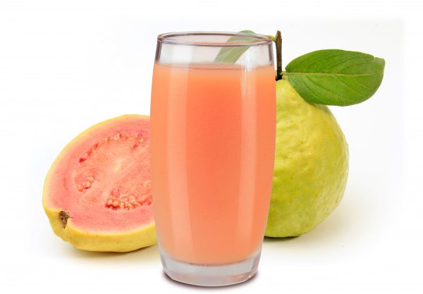 Pink Guava Juice in Glass